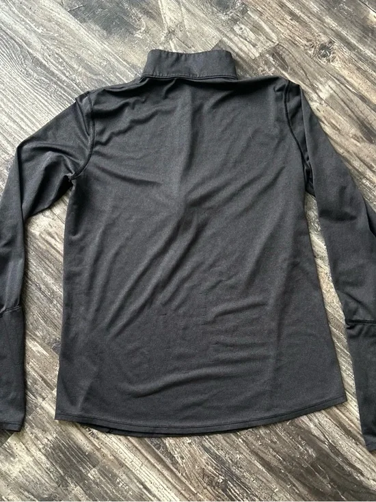 Under Armour Heather Gray Performance 3 Quarter Zip Pullover - Picture 3 of 3